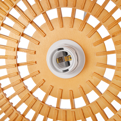 Japanese Solid Lantern Wood High Quality Pendant Light-labpiecesign