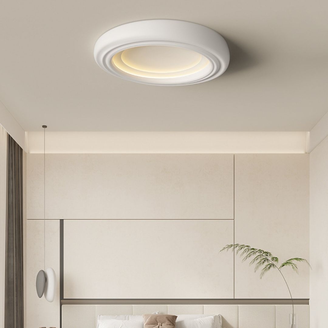 Full spectrum cream stylei eye protection modern simple LED smart ceiling light-labpiecesign
