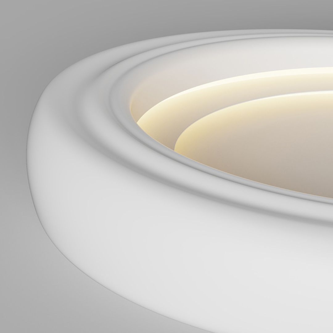 Full spectrum cream stylei eye protection modern simple LED smart ceiling light-labpiecesign
