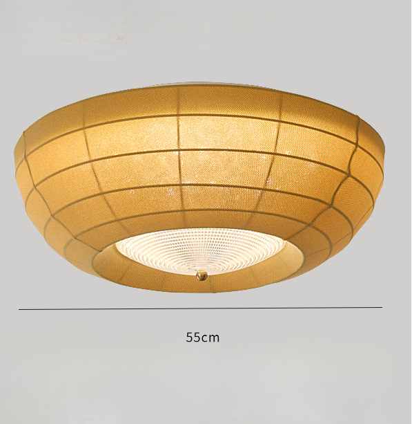 Vintage Fabric Ceiling Light for Bedroom