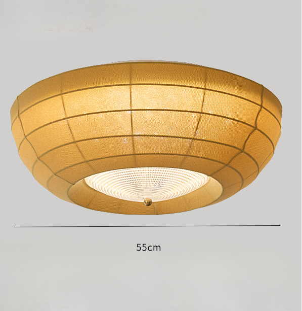 Vintage Fabric Ceiling Light for Bedroom