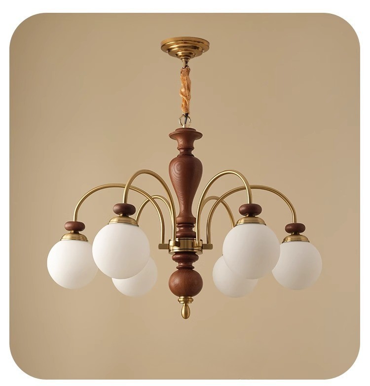 Medieval style study and restaurant chandelier