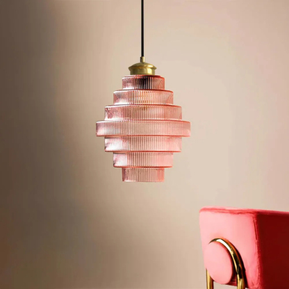 Antique Brass Bottle Shade Pendant Light-labpiecesign