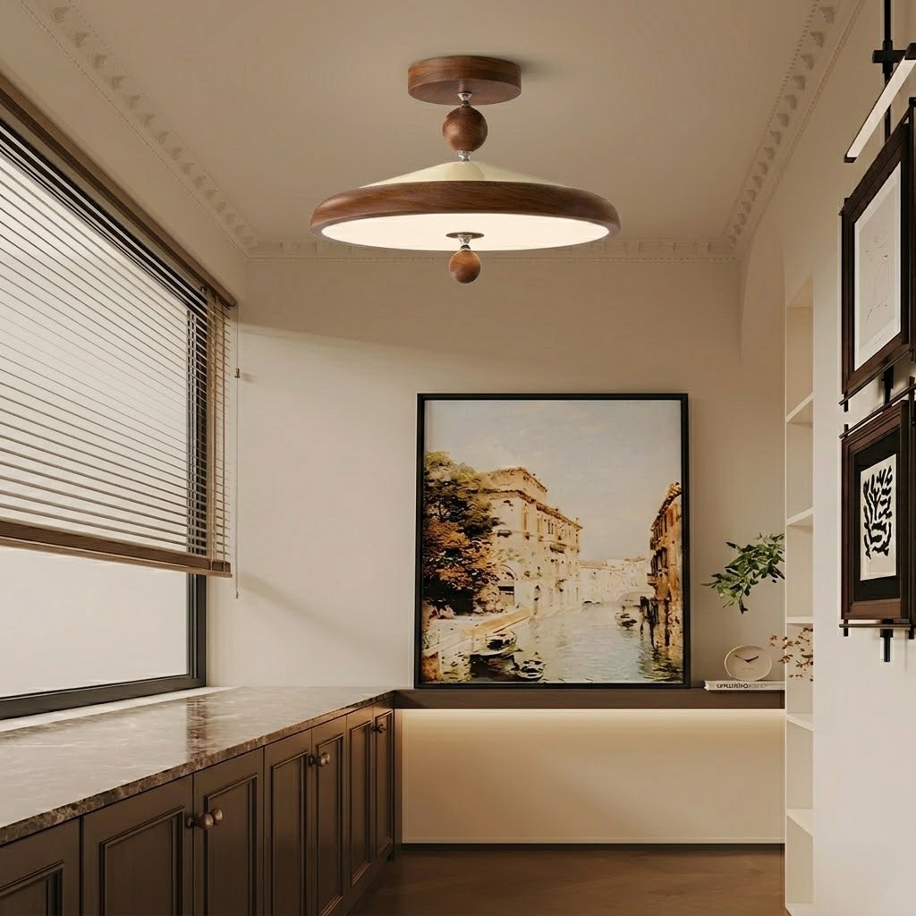 Modern Disc Flush Mount Ceiling Light