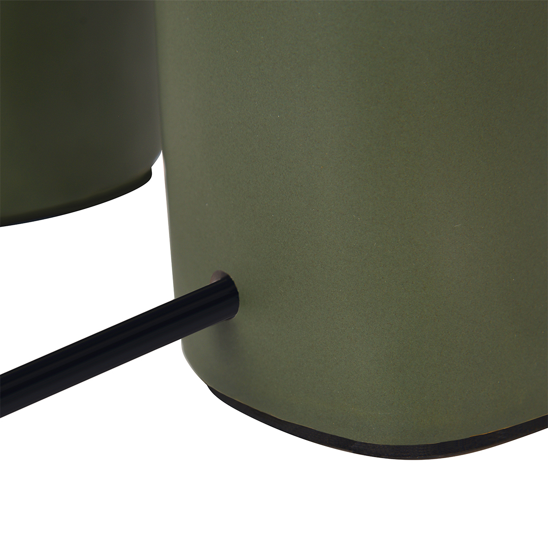 Pony-shaped resin table lamp with three-color dimming-labpiecesign