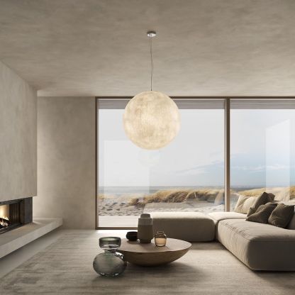 Nordic Style Simplicity Moon Hanging Light Fixtures -labpiecesign