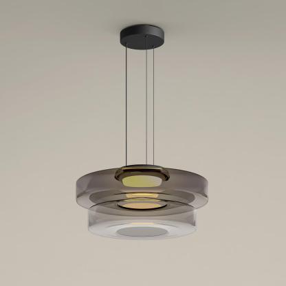 Nordic Creative Clear Tinted Glass Pendant Lighting