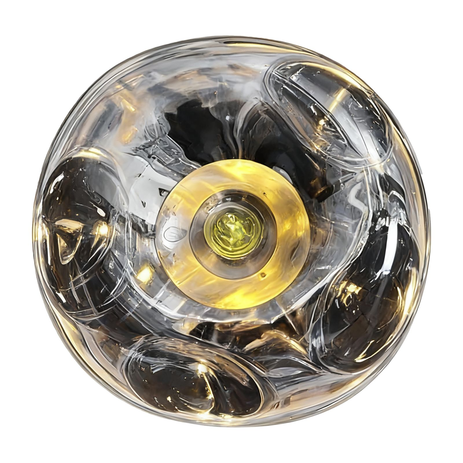 Sculptural Glass Wall Sconce – Modern Globe Lighting for Hallways & Living Rooms