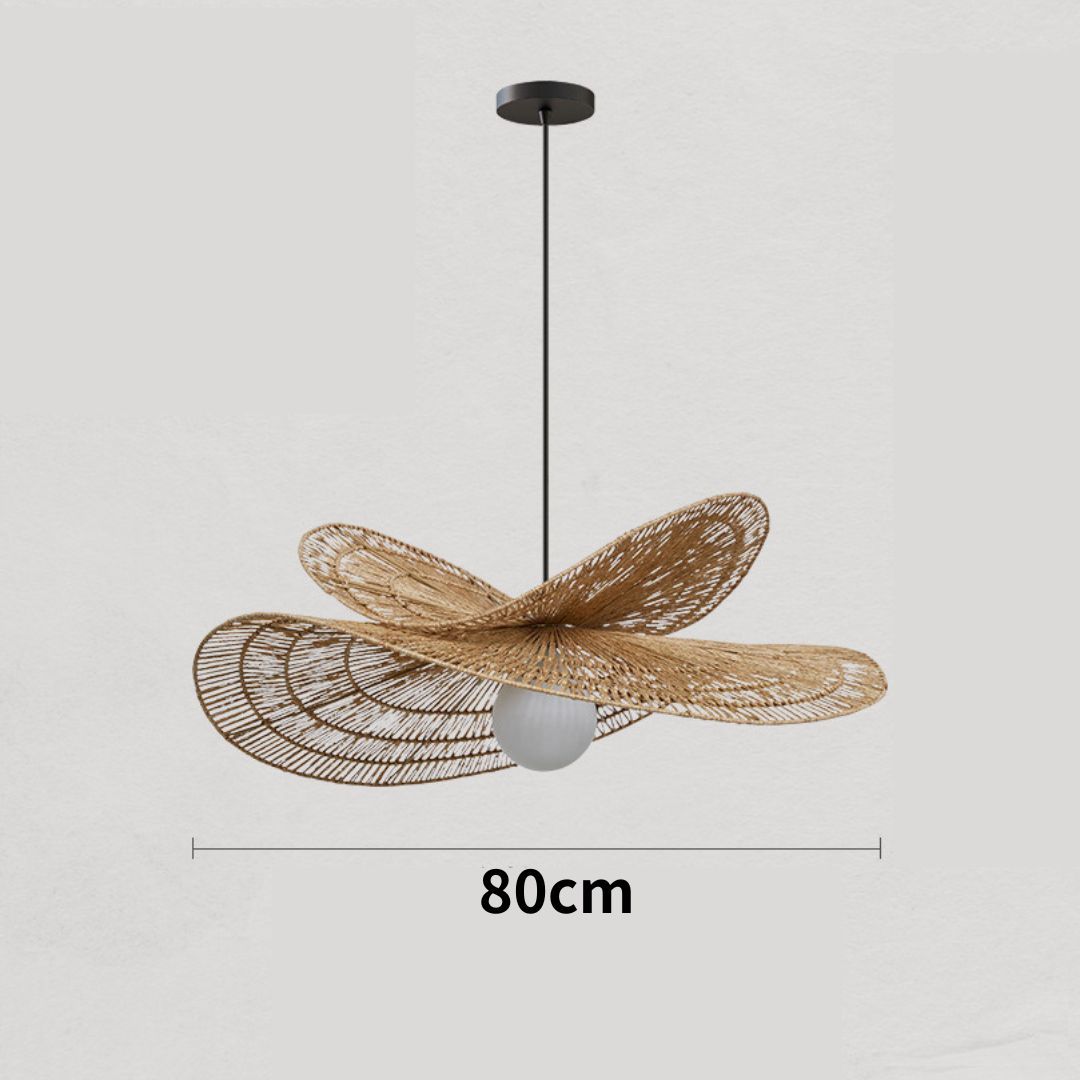 Double Tier Hemp Rope Pendant Light-labpiecesign