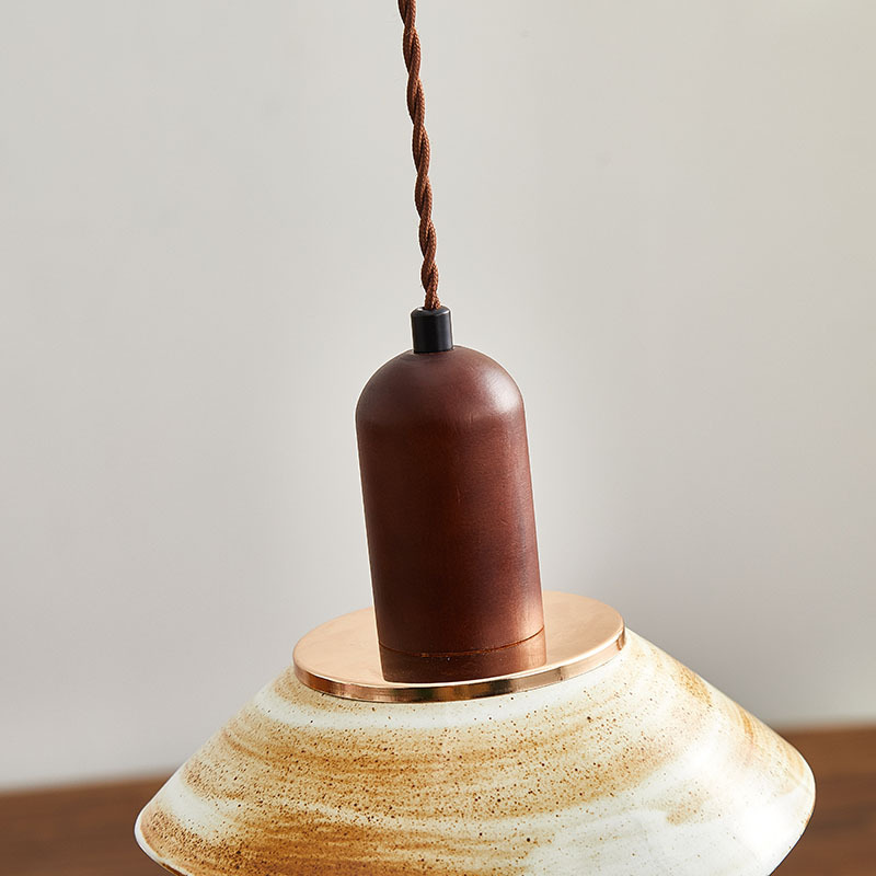 Japanese Ceramic Pendant Light  for Bedroom