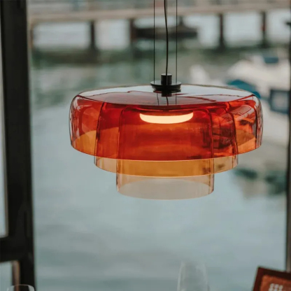 Medieval Nordic Creative Glass Pendant Hanging Lights