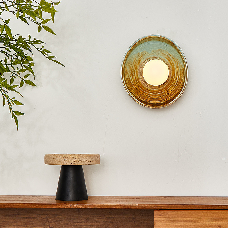 Wabi-Sabi Style Wall Lamp for Corridor Light Balcony Hallway Entrance