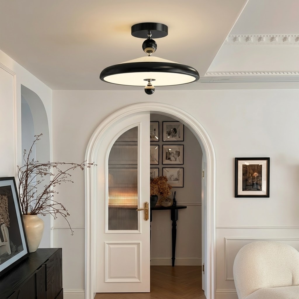 Modern Disc Flush Mount Ceiling Light