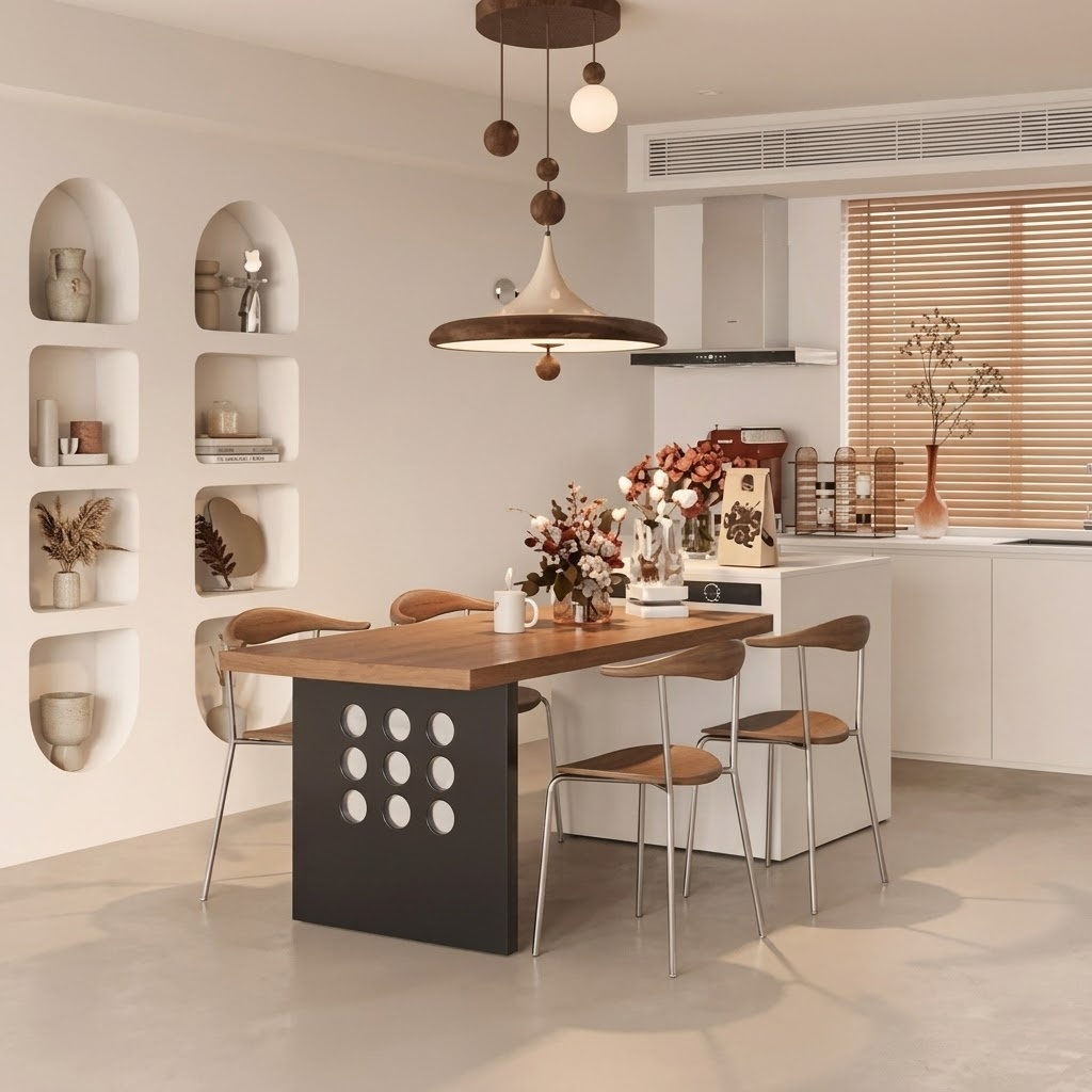 Modern Metal Multi-Sphere LED Pendant Light for Dining Room