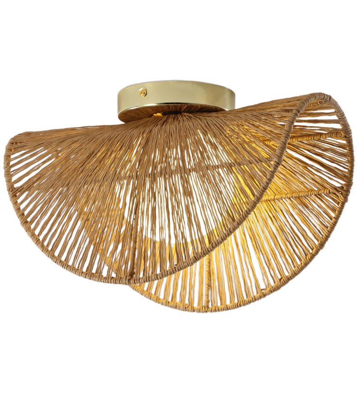 Wabi-sabi Style Hemp Rope Creative Ceiling Light
