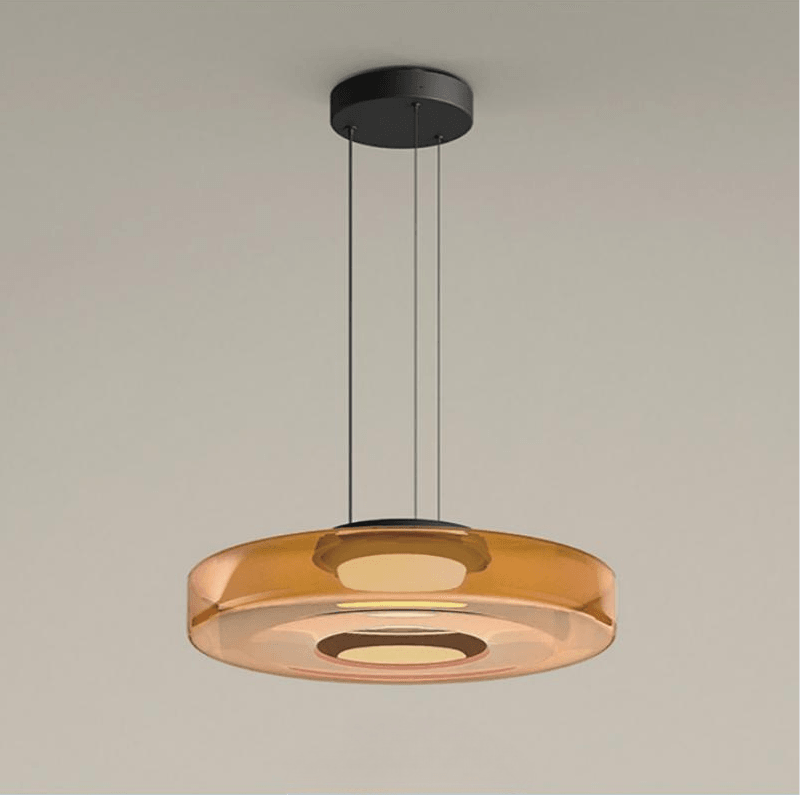 Nordic Creative Clear Tinted Glass Pendant Lighting