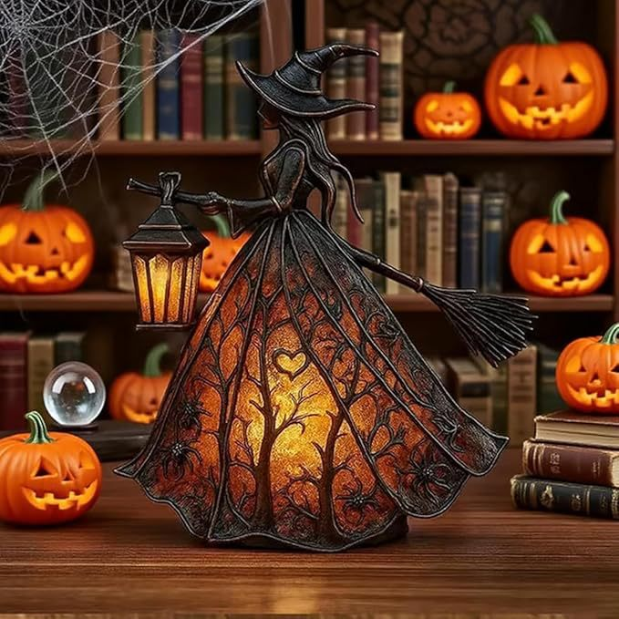 🧙 Halloween Witch Table Lamp