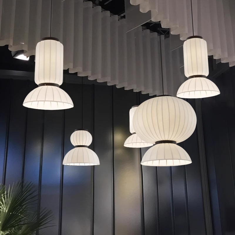 Retro Silk Chandelier for Restaurants