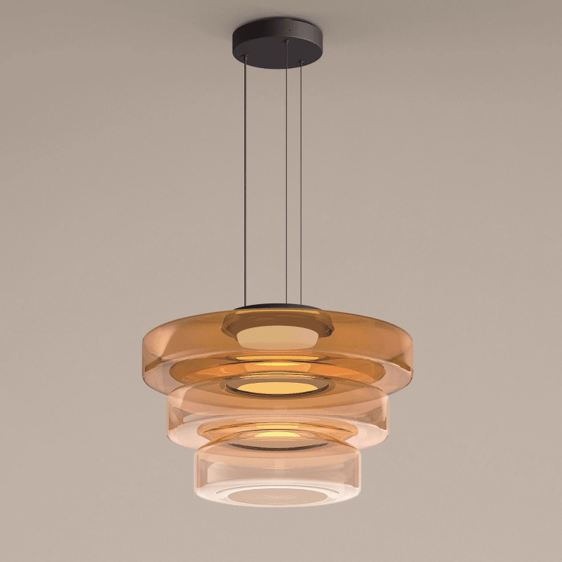 Nordic Creative Clear Tinted Glass Pendant Lighting