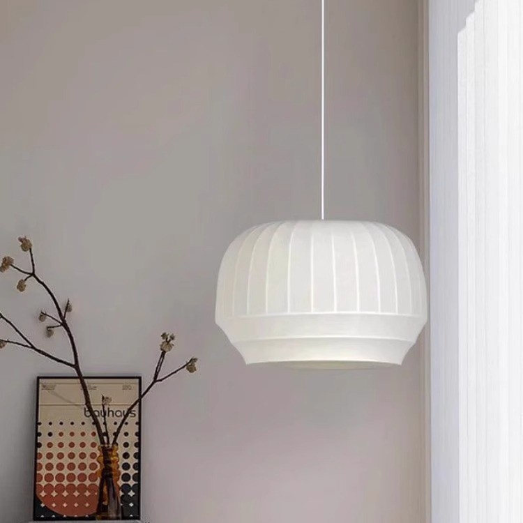 Japanese Wabi-Sabi Style Creative Fabric Pendant Light
