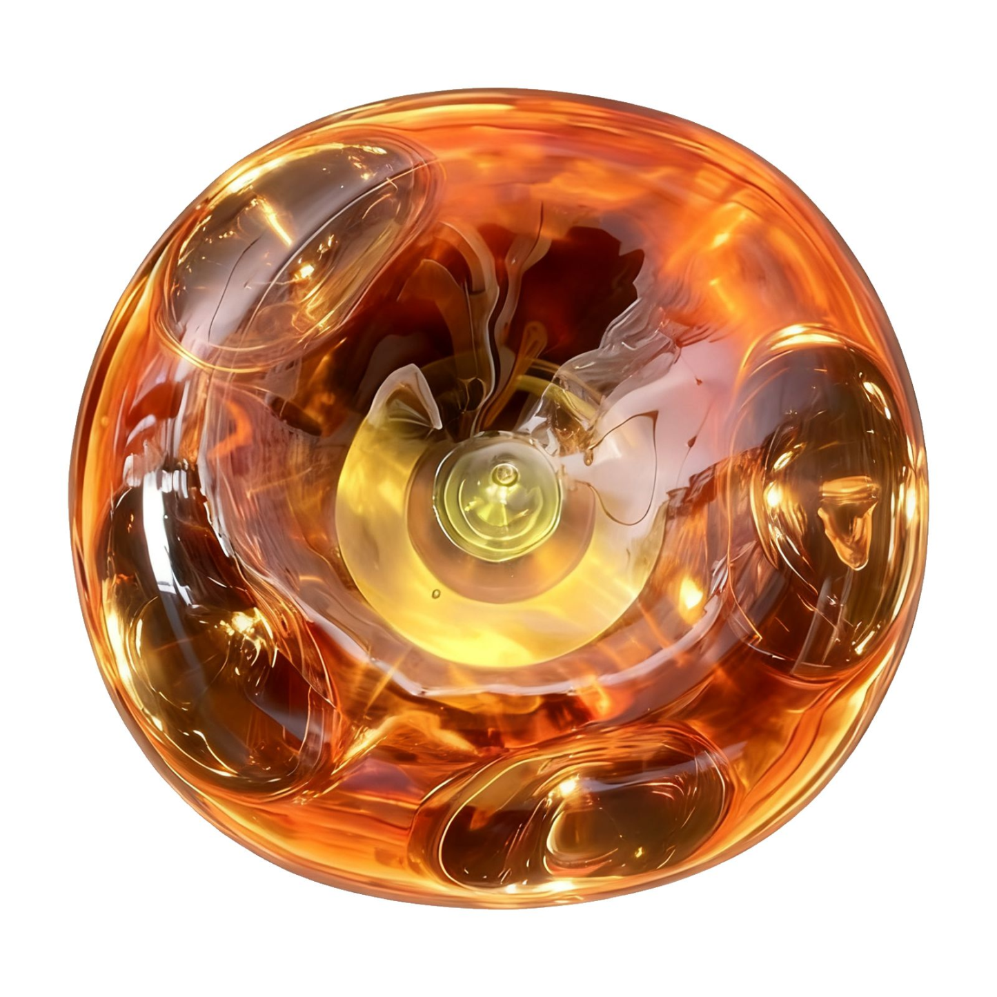 Sculptural Glass Wall Sconce – Modern Globe Lighting for Hallways & Living Rooms