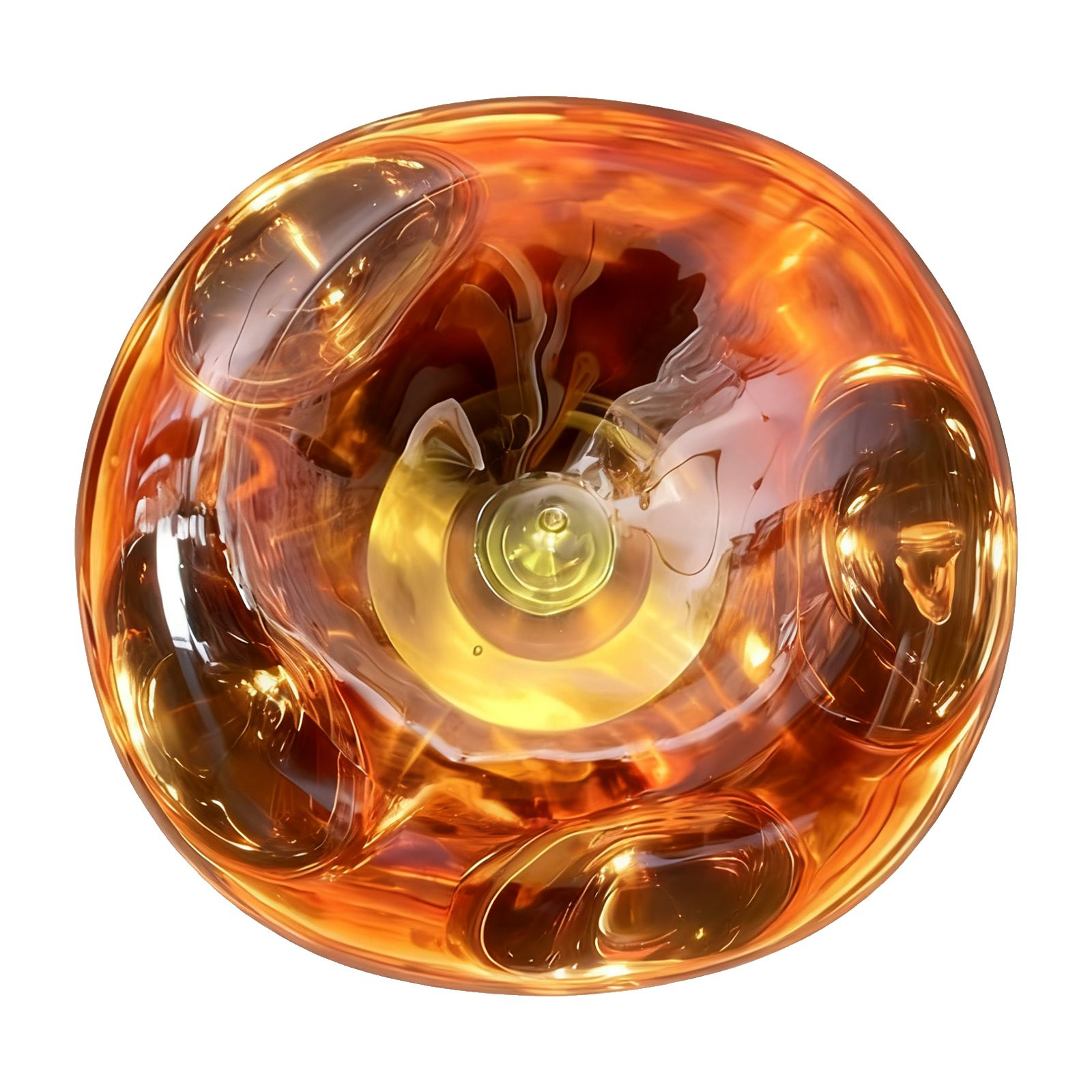 Sculptural Glass Wall Sconce – Modern Globe Lighting for Hallways & Living Rooms