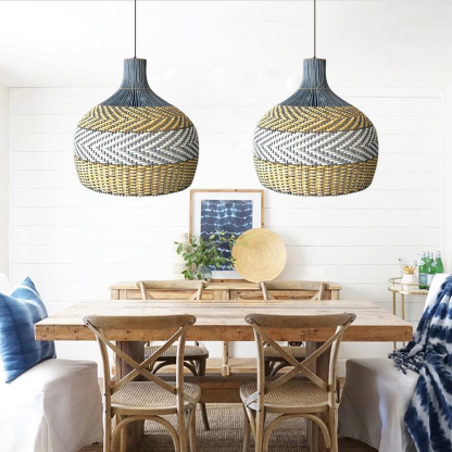 Galini Rattan pendant light-labpiecesign