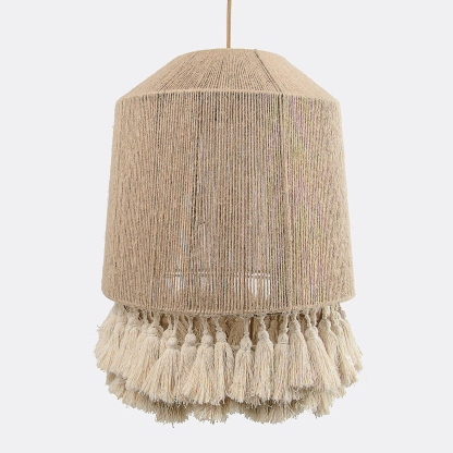Bohemian Vintage Tassel Pendant Light For Indoor