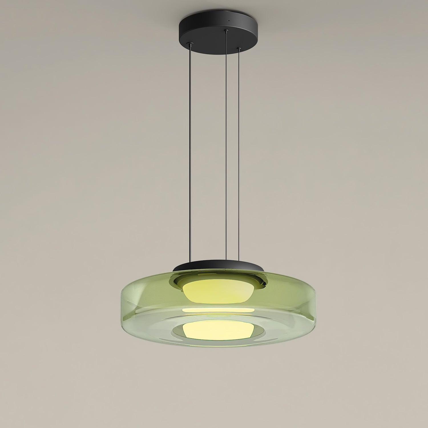 Nordic Creative Clear Tinted Glass Pendant Lighting