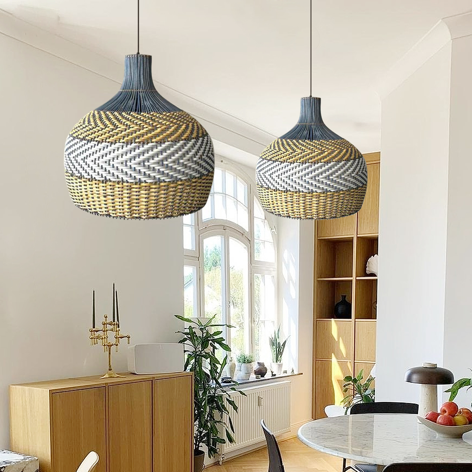 Galini Rattan pendant light