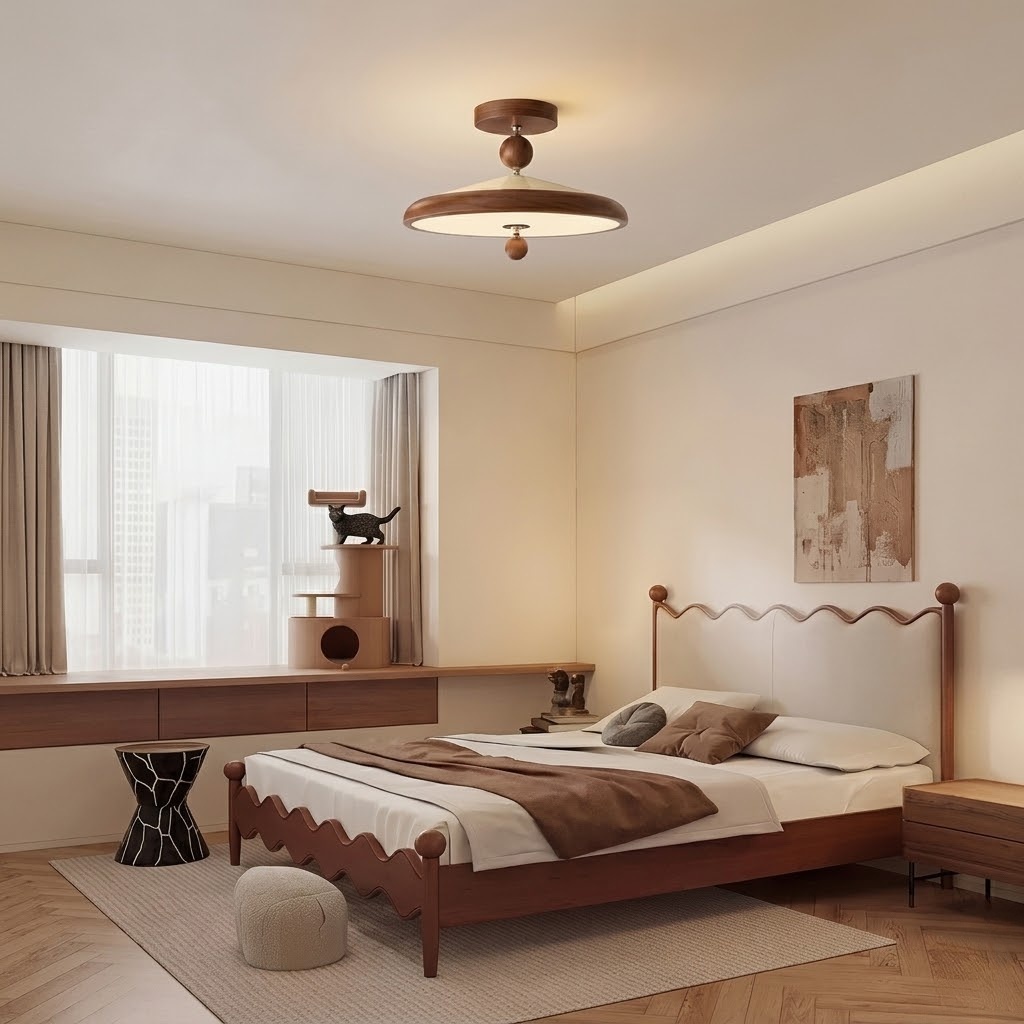 Modern Disc Flush Mount Ceiling Light