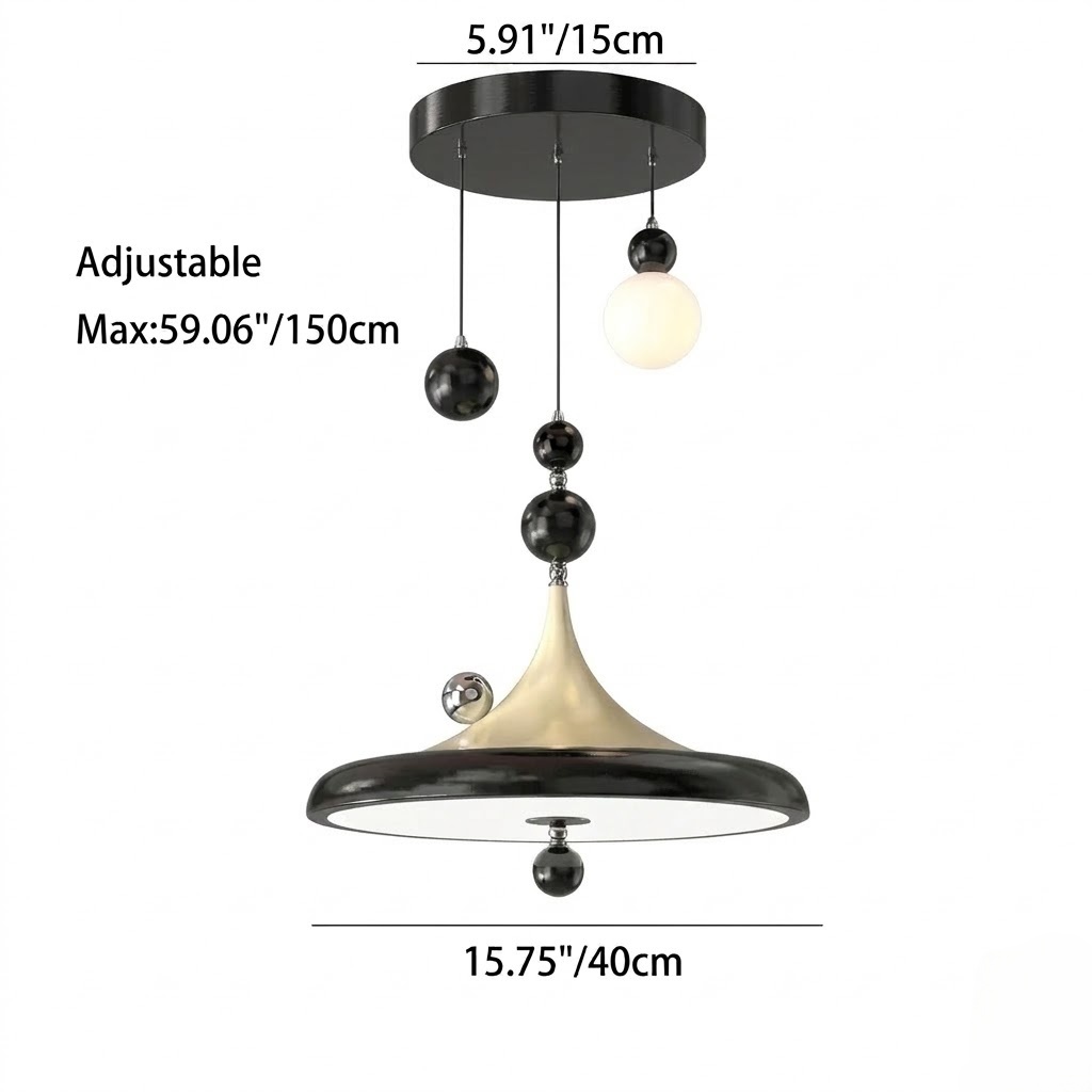 Modern Metal Multi-Sphere LED Pendant Light for Dining Room