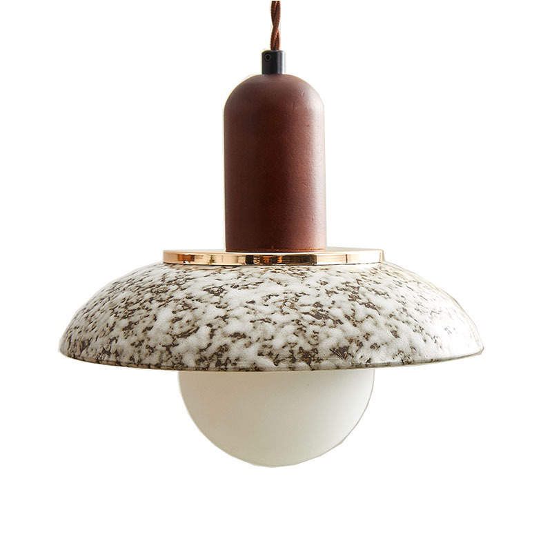 Retro Ceramic Small Pendant Light for Bedside Lamp