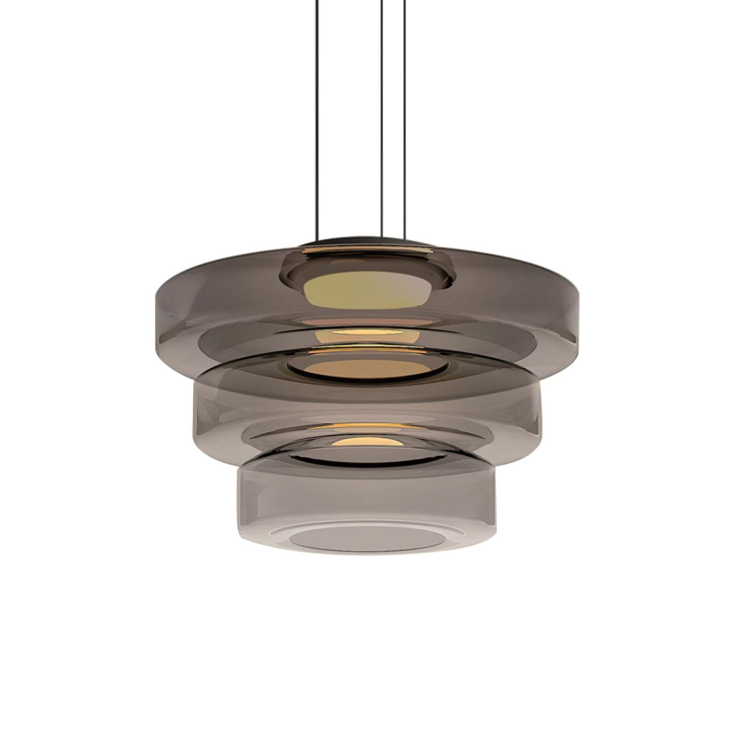 Nordic Creative Clear Tinted Glass Pendant Lighting