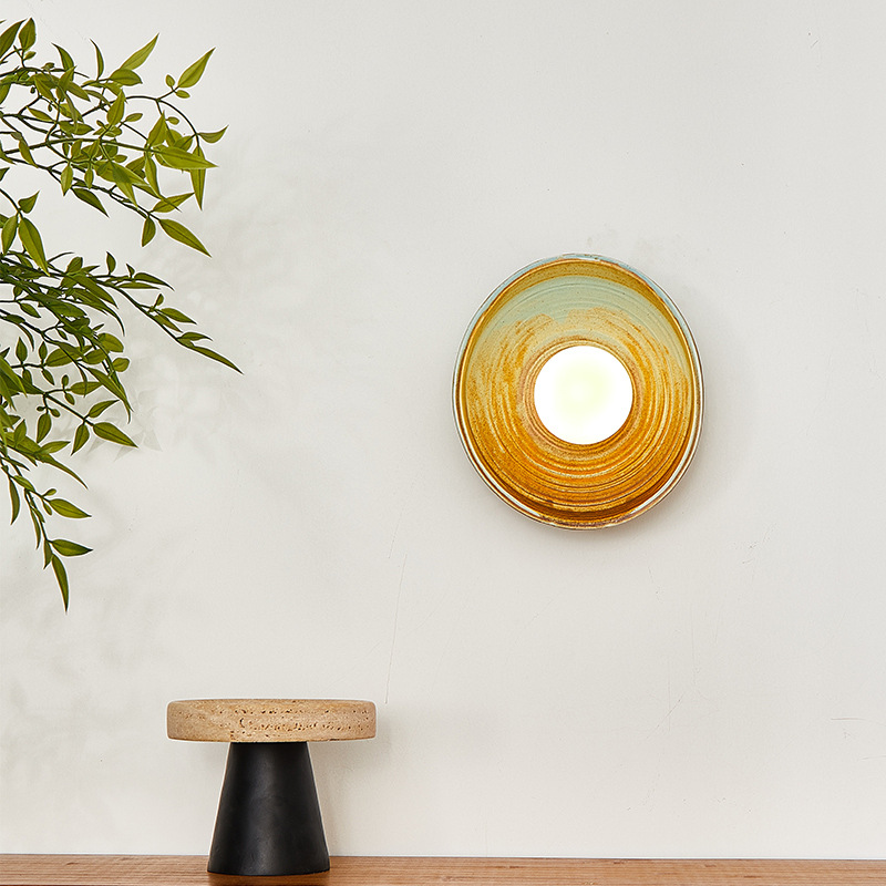 Wabi-Sabi Style Wall Lamp for Corridor Light Balcony Hallway Entrance