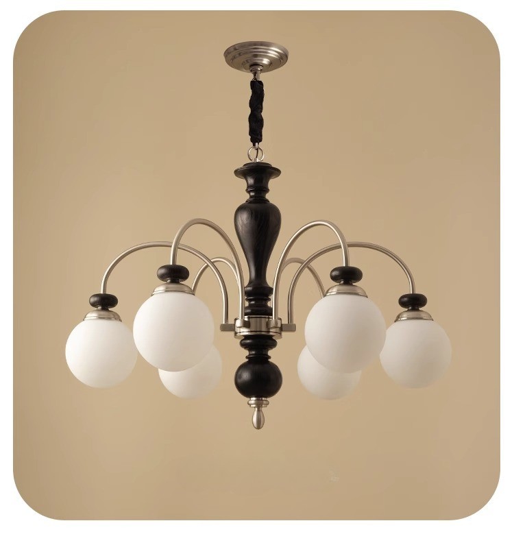 Medieval style study and restaurant chandelier