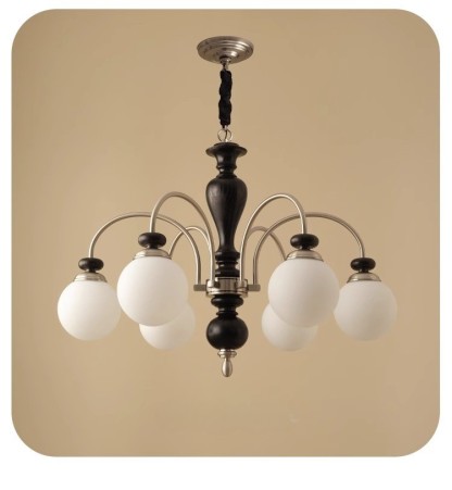 Medieval style study and restaurant chandelier