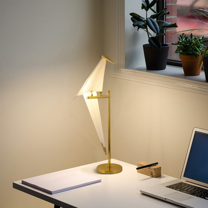 Golden Bird Metal Home Decor Table Lamp Floor Lamp-labpiecesign