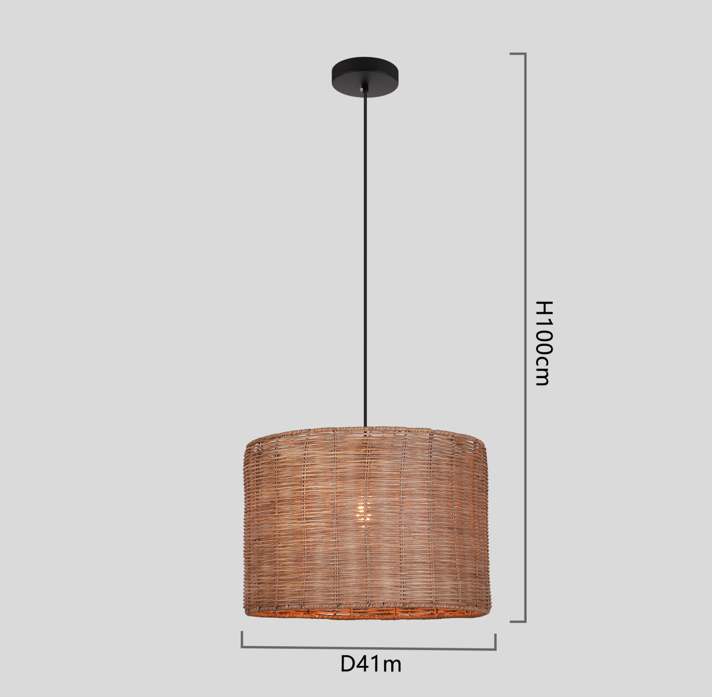 Handmade Rattan Pendant Lamp for Living Room