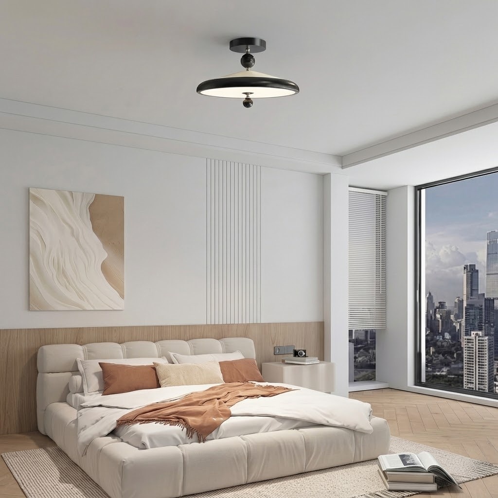 Modern Disc Flush Mount Ceiling Light
