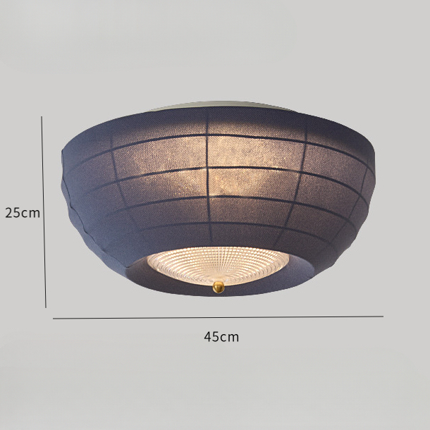 Vintage Fabric Ceiling Light for Bedroom
