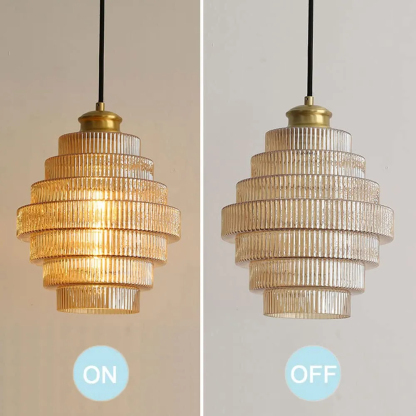 Antique Brass Bottle Shade Pendant Light-labpiecesign