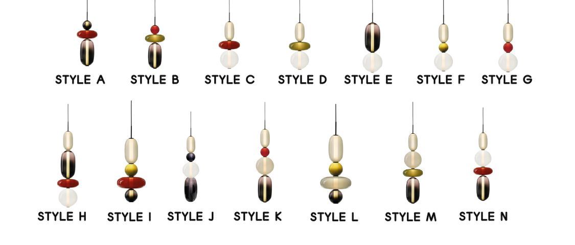 Candied Glass Pendant Light