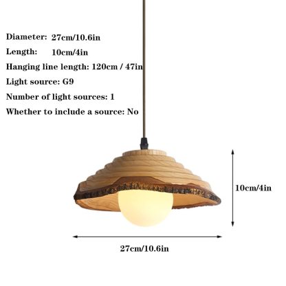 Japanese style solid wood pendant light bar lamps-labpiecesign