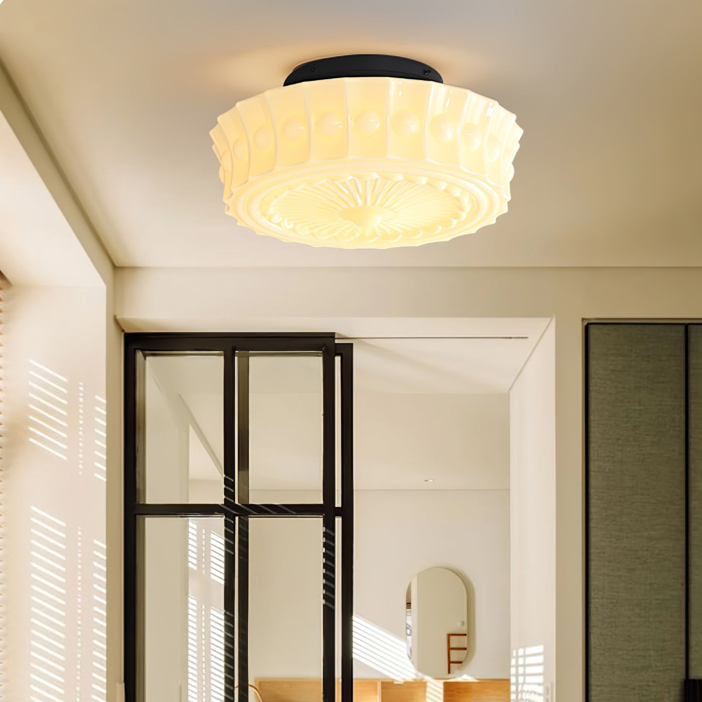 Art Vintage Dome Ceiling Light
