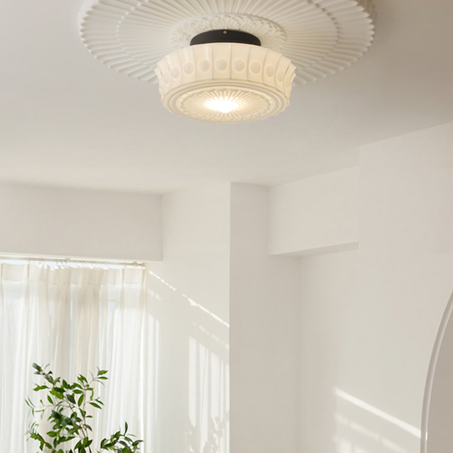 Art Vintage Dome Ceiling Light-labpiecesign