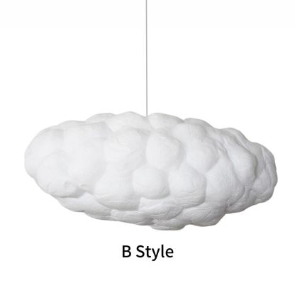 Contemporary Style Cloud Pendant Light Fixture Cotton 1/2/4-Light Dining Room Ceiling light-labpiecesign