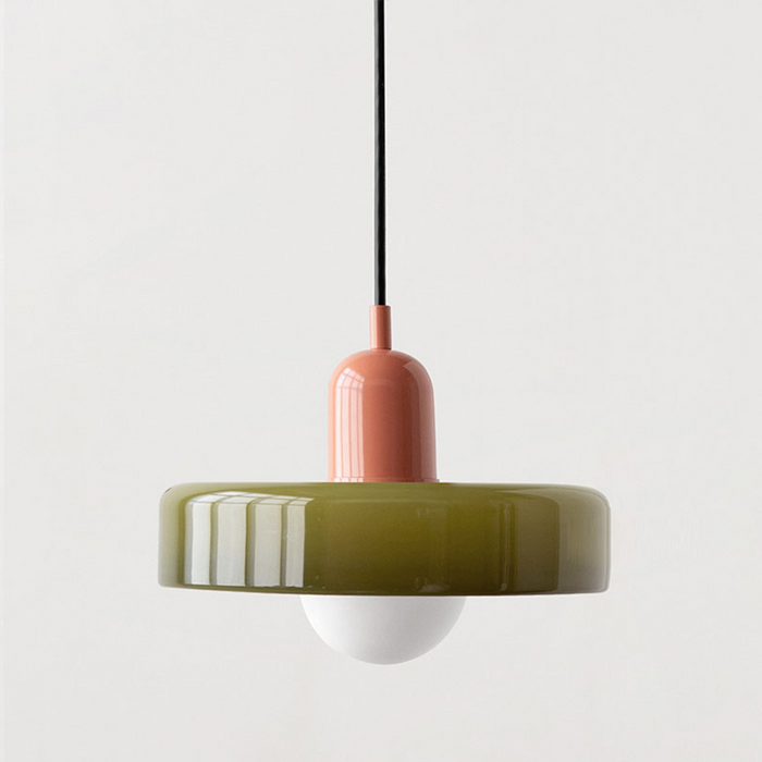 2 Heads Modern Bauhaus Glass Pendant Light