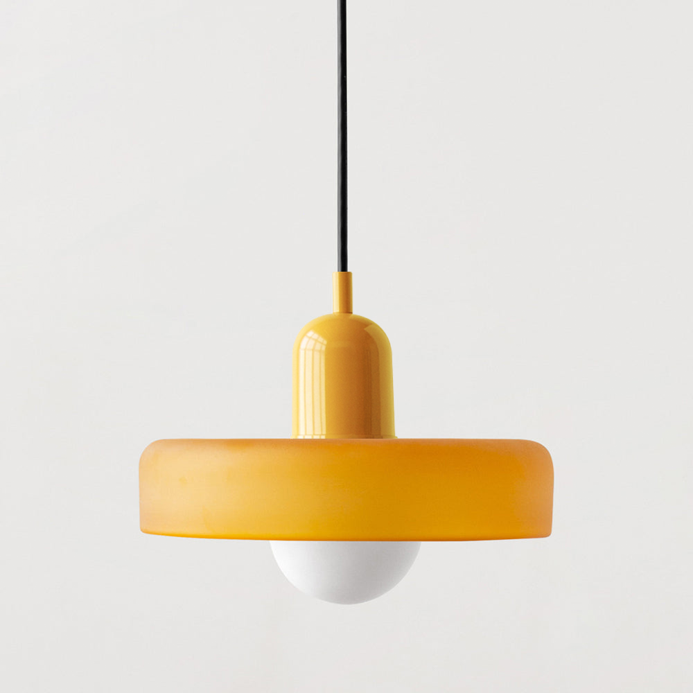 2 Heads Modern Bauhaus Glass Pendant Light