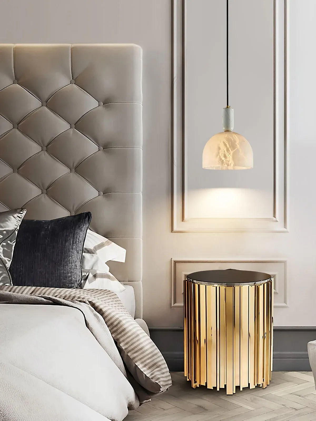 Blair Alabaster Pendant Light-labpiecesign